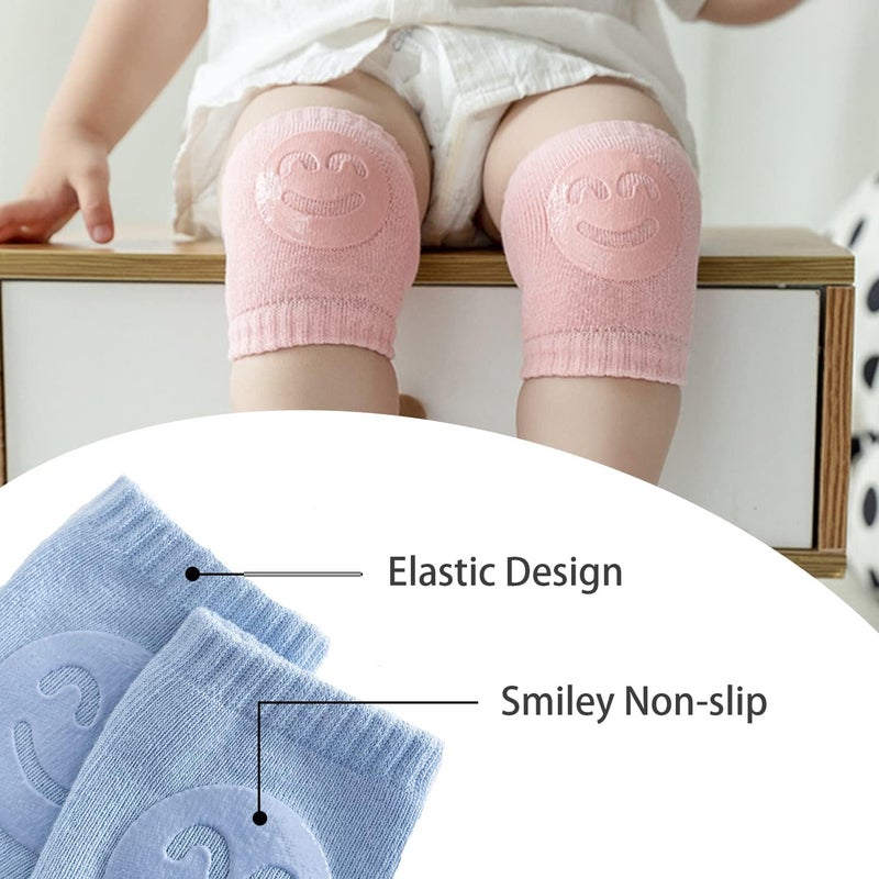 TFTSR Baby Knee Pads for Crawling (5 Pairs), Walking Protector Knee Pads For babies Toddler Kids Girls Boys 1-3 - Image 4